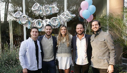  Carlos Cosío, Raúl Cosío, Pao Torre, Armando Cosío y Eduardo Torre.