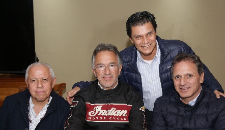  Sergio Ibarra, Alejandro Abud, Fernando Cifuentes y Ricardo Abud.
