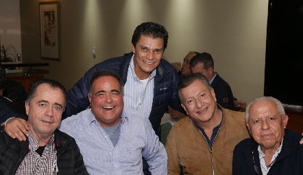  Enrique González, José Cabrera, Jorge Rossel y Sergio Ibarra .