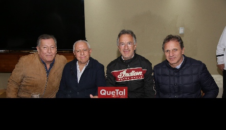  Jorge Rossell, Sergio Ibarra, Alejandro Abud y Ricardo Abud.