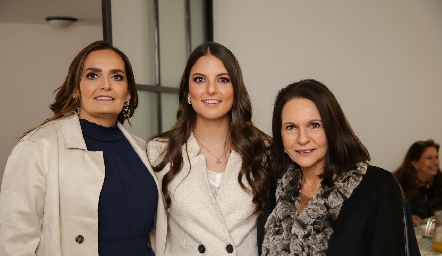  Gabriela Villanueva, Gaby González y Cecilia Jiménez.