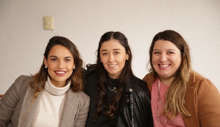  Marcela Díaz Infante, Aurora Martínez y Cecilia Cervera.