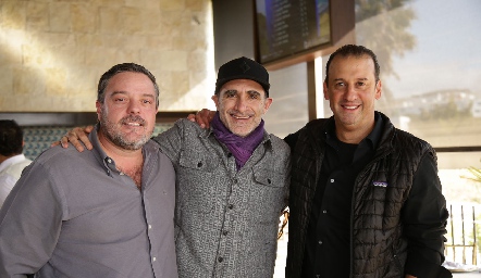  Héctor Morales, Juanca Abaroa y Rodolfo Oliva.
