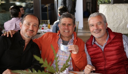 Manuel Toledo, Galo Galván y Jerónimo Gómez.