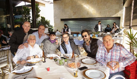  Juan Carlos Nieto, Gerardo Rodríguez, Fernando López, Juan Carlos Abaroa, Alex Pérez, Mario Macías y Jorge Villarreal.