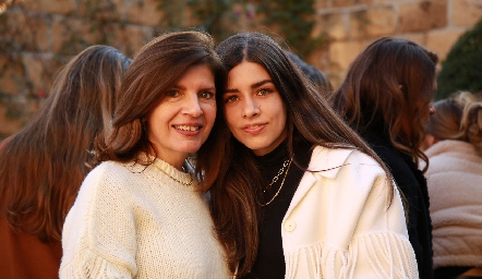  Ana Lucía Díaz con su hija Ana Lu Díaz Infante.