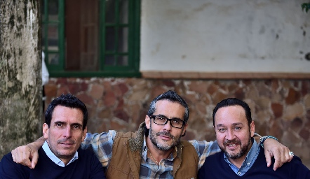  Javier Fernández, Gustavo Ascanio y Juan Carlos Conde.
