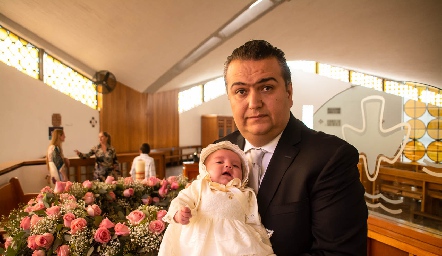  Paco Ruiz y su hija Valentina.