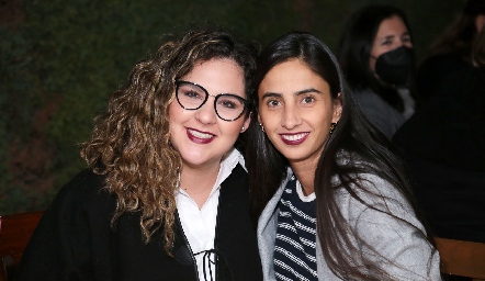  Sofía Cárdenas y Melisa Andrés.