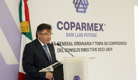  Luis Gerardo Ortuño Díaz Infante, Presidente de COPARMEX 2022.