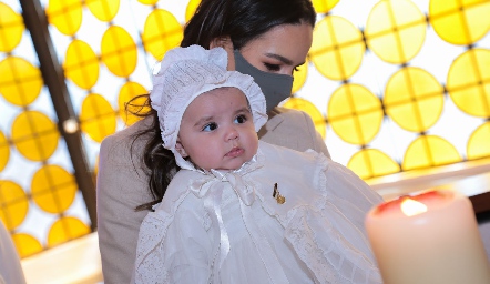  Sandra Villalobos con su hija Jsviera.