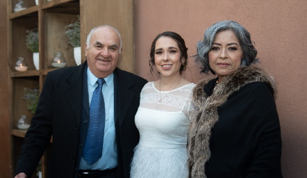 Álvaro Cano, María Canales y Rocío Guerrero.