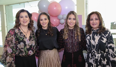  Cristina Galán, Bárbara Mejía, Cristina Kasis y Rosa Maza Hernández.