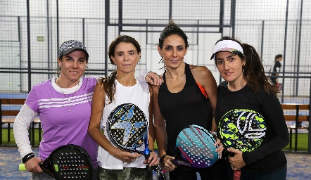  Belén Leboreiro, Lupita Mercado, Claudia Artolózaga y Lorena Ortiz.