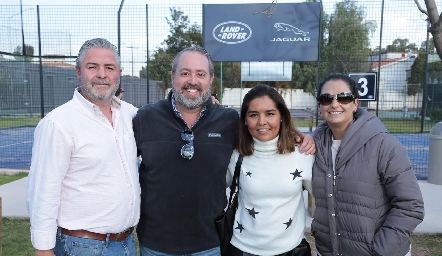  Oscar Vera, Daniel Carreras, Lorena Torres y Maricel Gutiérrez.