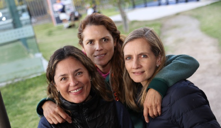  Paty Lozano, Ana Alvarado e Isabel Martí.