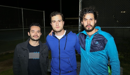  Andrés Soriano, Juan Chalita y Alejandro Navarro.
