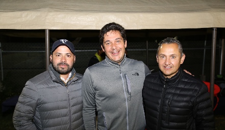  Jonathan Corpi, Raúl Nava y Juan Antonio Lira.