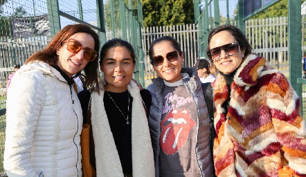  Alejandra Güemes, Lorena Torres, Coco Canseco y Paty Estrada.