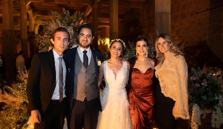  Marco Ciuffardi, Sebastián Villasana, Ale Ascanio,  Paola Pichardo y Anna Ortuño.