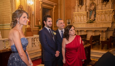  Rosy Rodríguez, Sebastián, Alejandro y Claudia Villasana.