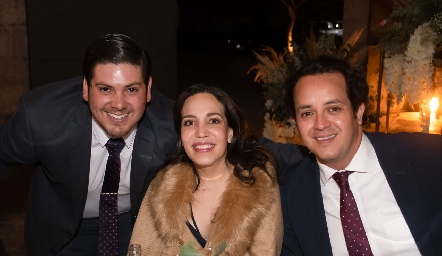  Edgar Olguin, Sofía Torres y Alejandro Sánchez.