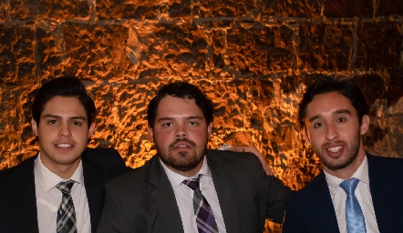 , Pedro PabloMonjarás, Diego Monjarás Ascanio y José Ascanio.