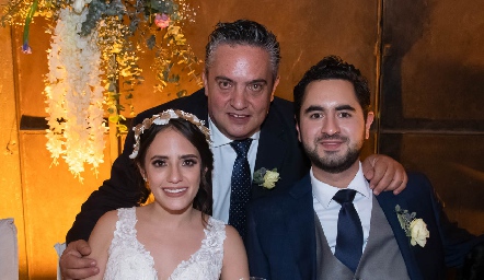  Ale Ascanio, Manuel Ascanio y Sebastián Villasana.