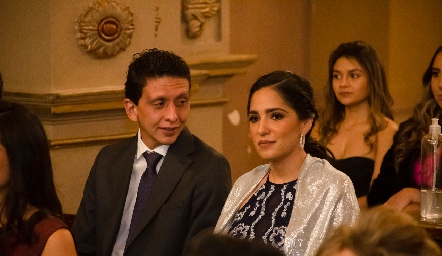  Jorge López y Andrea Ascanio.