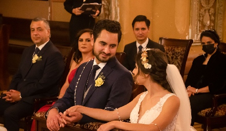  Sebastián Villasana y Ale Ascanio, ya son esposos .