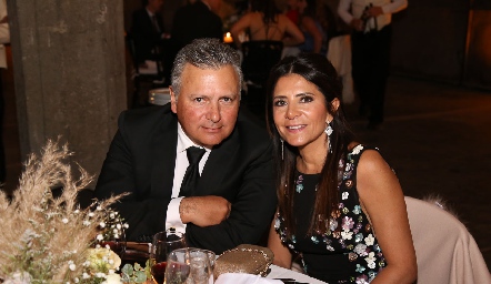  Mauricio Autrique y Claudia de los Santos.