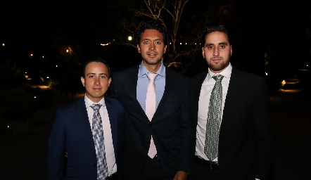  Jorge Puente, Andrés  y Diego Rodríguez.