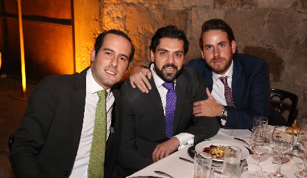  Jurgen Mebius, José Lorca y Andrés Aguirre.