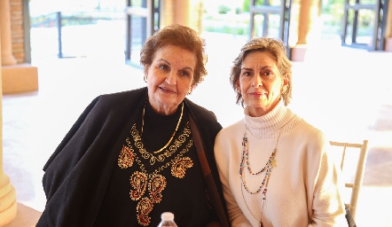  Luz Elena Borbolla y María Eugenia Borbolla.