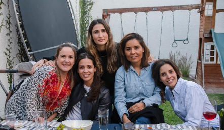  Ariadni Stavros, Vero Franco, Lourdes Orozco, Lorena Torres y Ana Luisa Díaz de León.