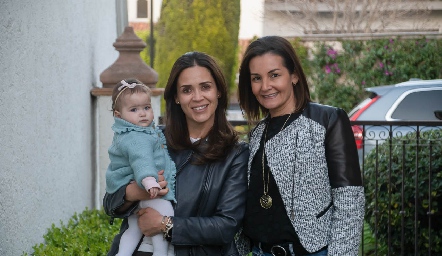Sofí, Vero Franco y Chío Subirana.