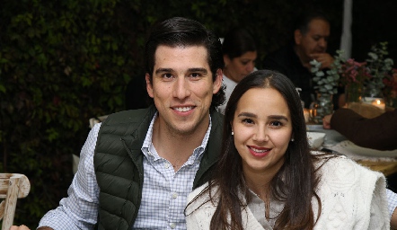 Alberto Kasis y Bárbara Mejía.