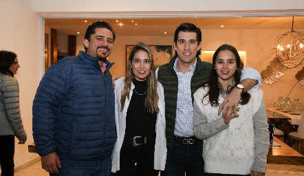  Manuel Mora, Cristina Kasis, Alberto Kasis y Bárbara Mejía.