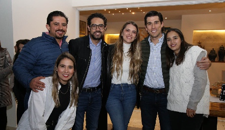  Manuel, Cristina, Victorio, Ana Sofía, Alberto y Bárbara.