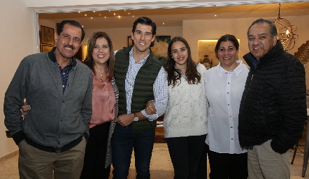  Alberto Kasis, Cristina Galán, Alberto Kasis, Bárbara Mejía, Dalel Kasis y José Luis Suárez.