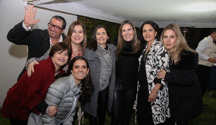 Despedida de solteros de Alberto Kasis y Bárbara Mejía.