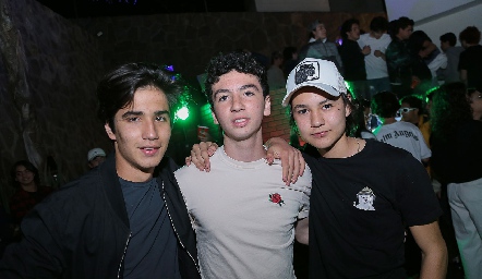 Pedro Cendejas, Daniel Domínguez y José Luis Mares.