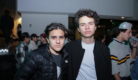  Sebastián Romero y Alex Arteaga.
