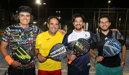  José Luis Gámez, Jorge Arredondo, Marcelo Lozano y Fernando Navarro.