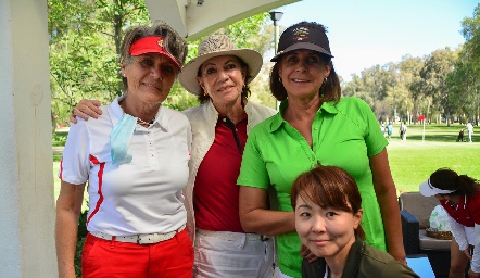Ana Laura Azcárraga, Rosa Elena Nieto, Tomoko Fujikawa, Ana Laura Villarreal.