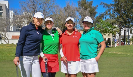 Lucia Galarza, Isabella Morales, Alma Rosa Mendez y Georgina Anaya.