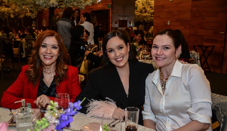  Julieta Ramírez, Ruth Padilla y Emma de la Torre.
