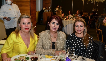  Elvira Goldaracena, Karime Mustre y Alma Ortega.