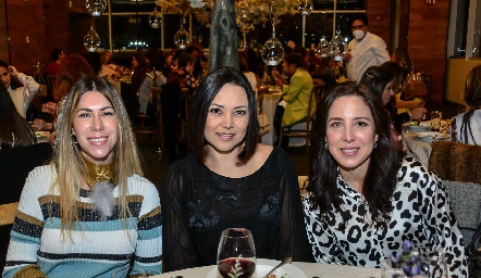  Mariana Gutiérrez, Itzel Hernández y Natalia Camargo.