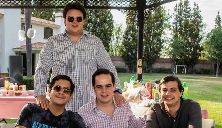  Rodrigo Villasana, Mau Aranda, Pato Aranda y Pato Rodríguez.